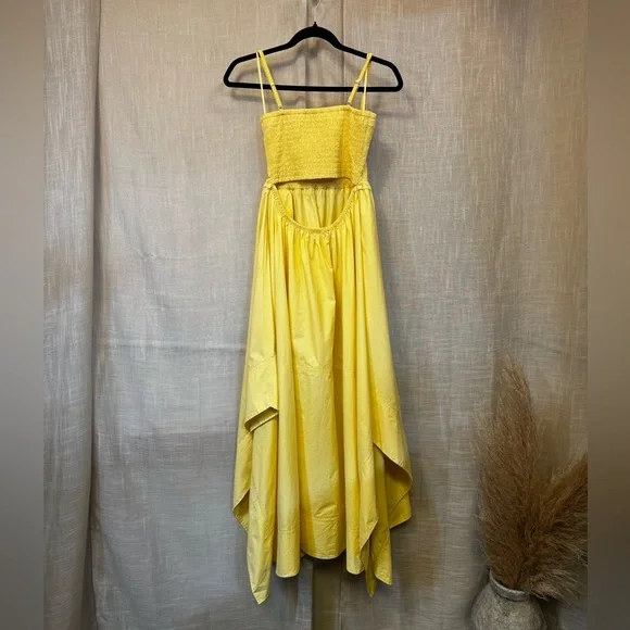 A.L.C. Adriana Smocked Handkerchief Dress in Size 4
